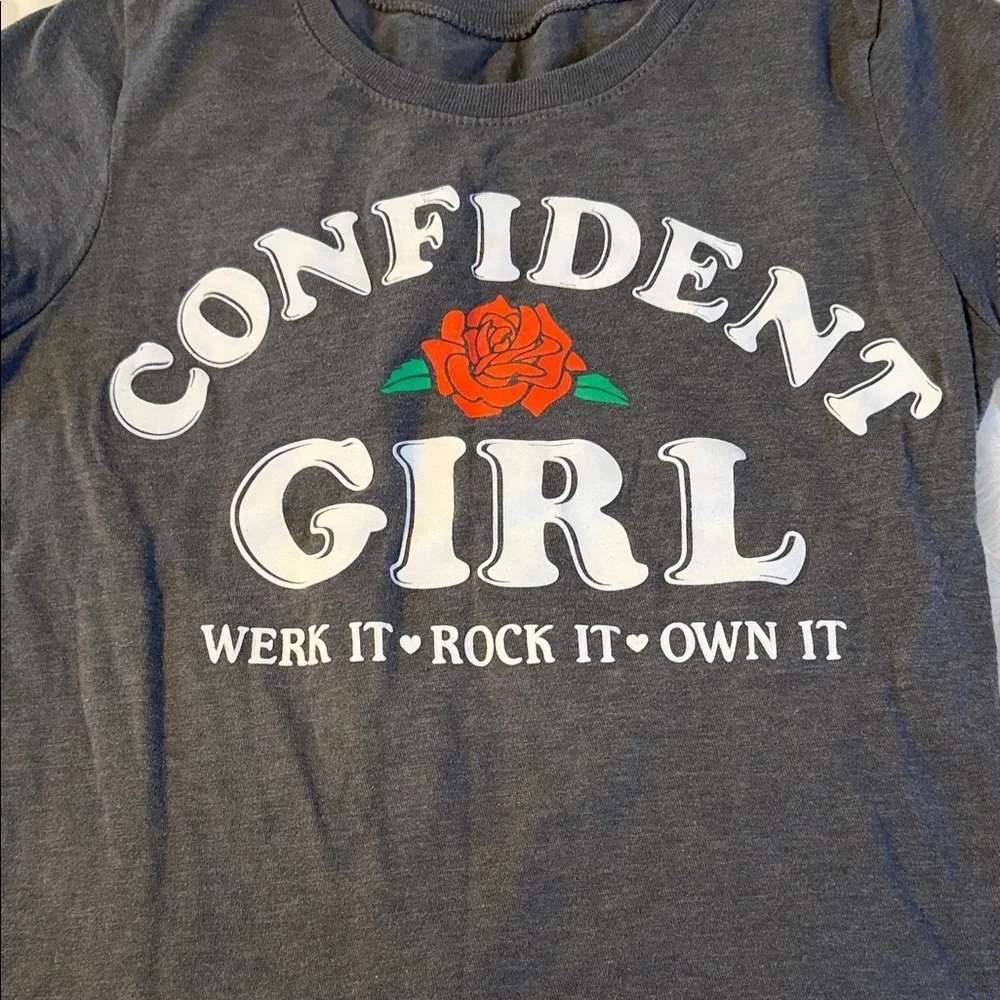 The Children's Place Gray Confident Girl Tee C3